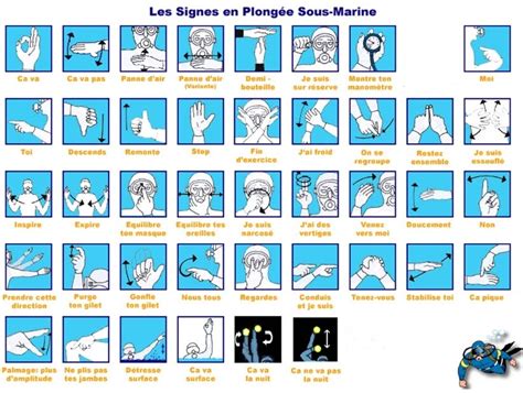 Les Signes En Plong E Le Langage Universel Des Plongeurs