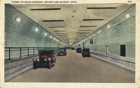 Tunnel between Detroit, Michigan and Windsor, Ontario | SDLOTU