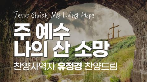 주 예수 나의 산 소망 외국曲 유정경 찬양드림 Jesus Christ My Living Hope Youtube