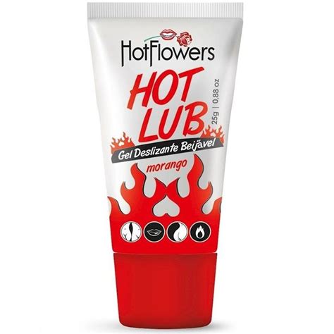 Hot Lub Gel Deslizante Beijável 25g Hot Flowers
