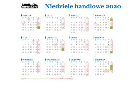 Niedziele Handlowe W 2020 Roku Kalendarz Turysta Org