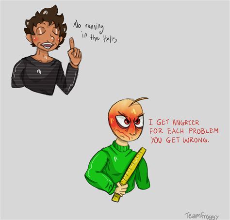 Nice Meme — Tried drawing Baldi again in a different style...