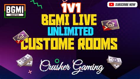 BGMI LIVE 1v1 TDM ROOMS UNLIMITED 1v1 TDM CUSTOM ROOMS 1v1 TDM