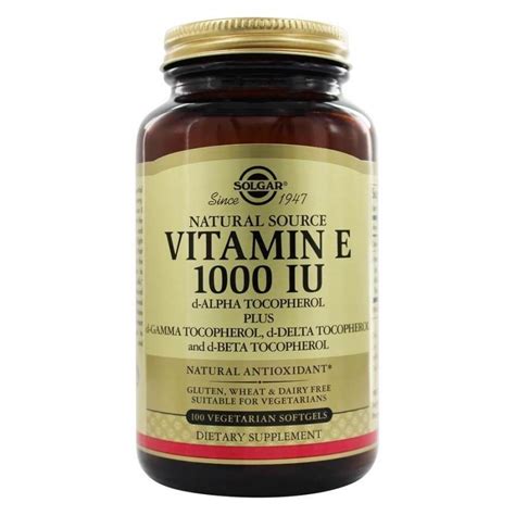 Vitamin E D Alpha Tocopherol Iuvitamin E Provides Nutritional