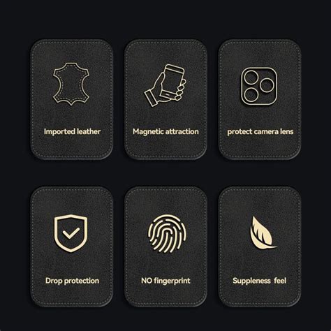 Купить Магнитный чехол для телефона из искусственной кожи с защитой от ...