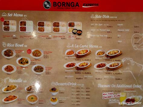 Selalu Diperbarui Menu Born Ga Express Pluit