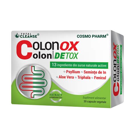 Colon Detox Colonox Capsule Cosmopharm Dr Max Farmacie