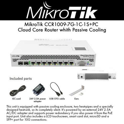 CCR1009-7G-1C-1S Plus PC MikroTik Core Router For Wireless ISP at ...