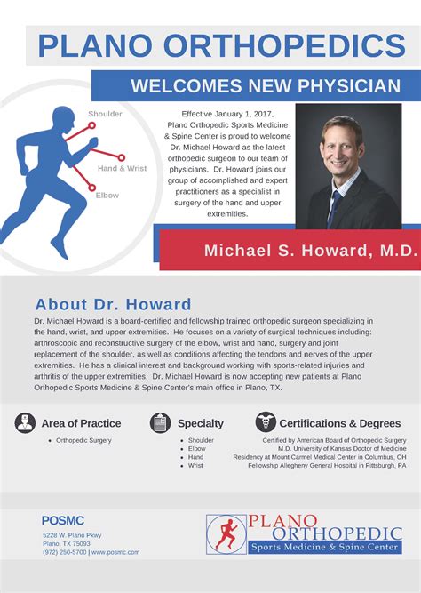 To Practice New Physician Announcement