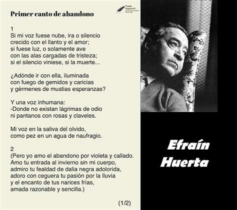 Efrain Huerta Mexico Poemas Poes A Pensamientos