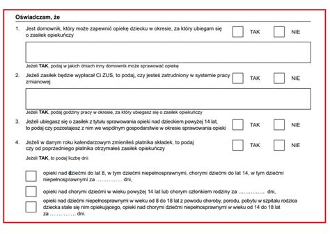 Druk Z 15A jak wypełnić wniosek do ZUS o zasiłek opiekuńczy ifirma pl