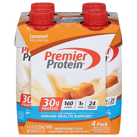 Premier Protein Protein Shake, Caramel, 4 Pack 4 ea | Drinks & Shakes ...