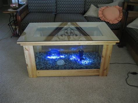 Spectacular DIY Fish Tank Coffee Table - Free Guide and Tutorial