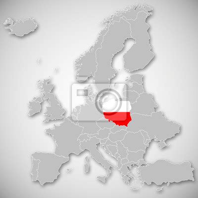 Polska Mapa Europy Krak W Mapa