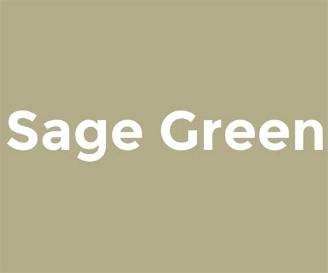 sage green emerges   true color king
