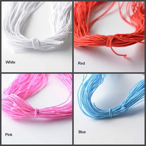 1mm Round Elastic Cord String Thread Stretchy Bungee Rope Etsy