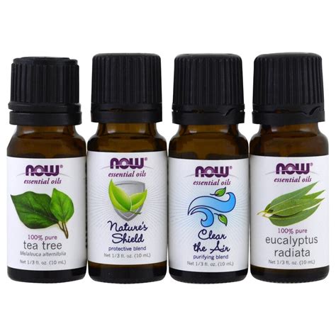 Now Foods Seasonal Changes Balancing Essential Oils Kit 4 Bottles 1