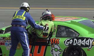 weight: Danica Patrick Crash Video in NASCAR Gatorade Duels