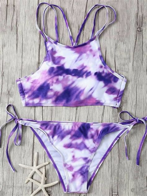 Tie Dye Bikini Bikini Set Bikini Tops Cute Swimsuits Cute Bikinis