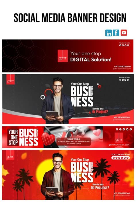 banner design   social media banner design social media page