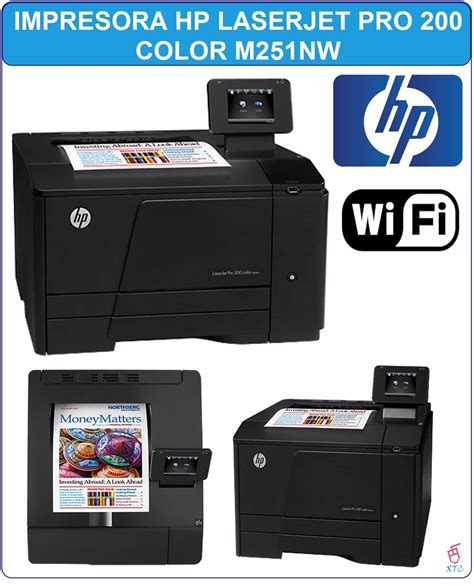 Impresora Laser Hp Laserjet Pro 200 Color M251nw Wifi Red MercadoLibre