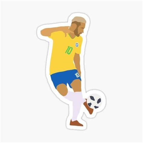 Pin By Floor Mu Oz On Football Stickers Football Stickers Neymar