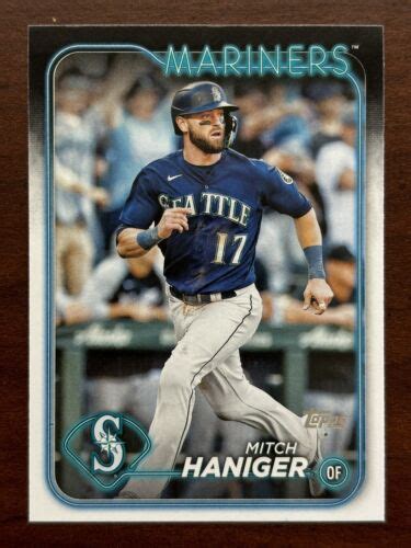 Mitch Haniger Seattle Mariners Topps Card Free Shipping Ebay