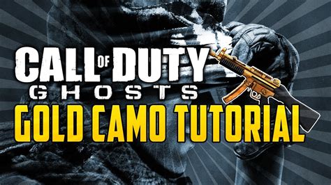 Call Of Duty Ghosts How To Get Gold Guns And Camo Cod Ghosts Tips