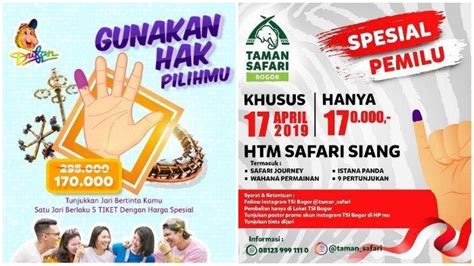 Promo Spesial Pemilu Ada Potongan Harga Tiket Masuk Dufan Dan