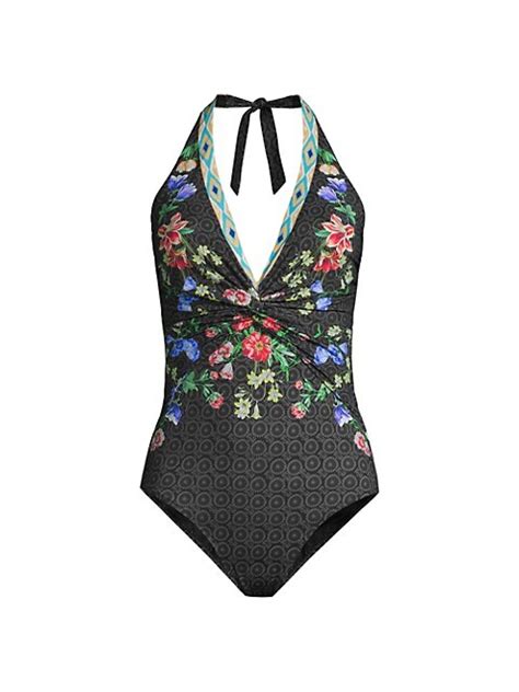 Shop Johnny Was Sandrita Padded One Piece Swimsuit Saks Fifth Avenue