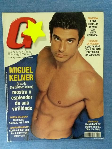 Revista Gay G Magazine Miguel Kelner Ed 59 Leia Produto Masculino