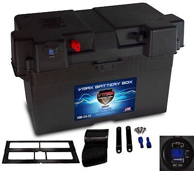 VMAX Lithium Smart Battery Box For 100Ah Batteries With Fast Charging