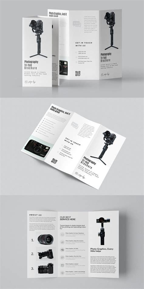 Photography TriFold Brochure A Brochure Template By Amit Debnath