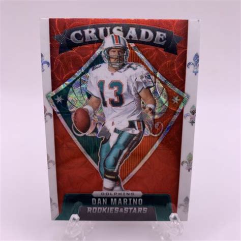 2021 Panini Rookies And Stars Crusade Red Scope Prizm Dan Marino Cr 12