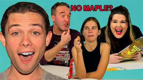 Australian Reacts To Irish Try Canadian Snacks Youtube