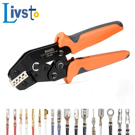 SN 58B Crimping Pliers For Tube Insulation Terminals Electrical Clamp