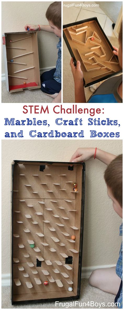 Build A Marble Run With Craft Sticks Frugal Fun For Boys And Girls