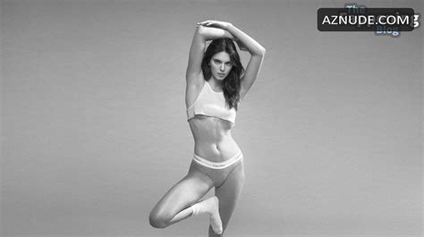 Kendall Jenner Sexy And Nude Black And White Photoshoot For Calvin Kleins Collection AZNude
