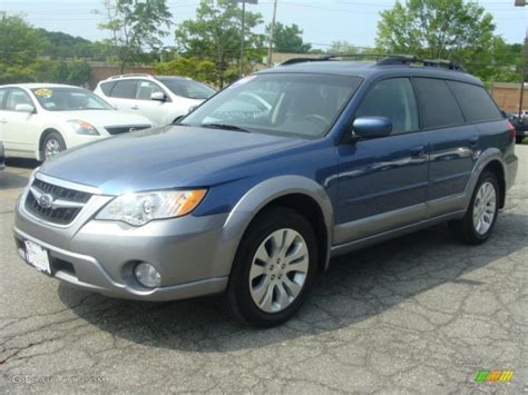 2009 Newport Blue Pearl Subaru Outback 2.5i Limited Wagon #10736820 ...