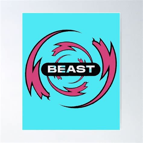 Mr Beast Posters - Mr Beast Logo Signature Wall Decor Poster | Mr Beast ...