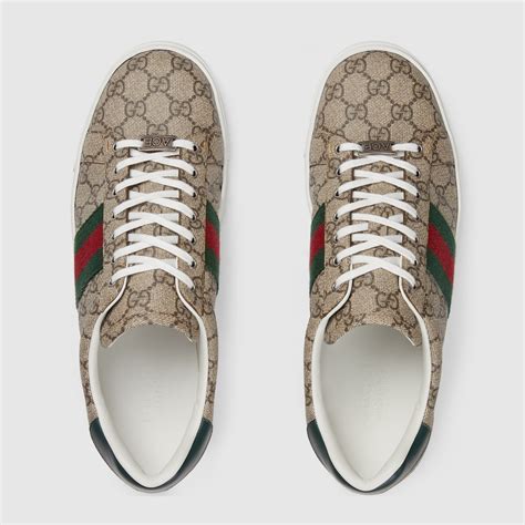 Gucci Men S Gucci Ace Sneaker With Web Reversible