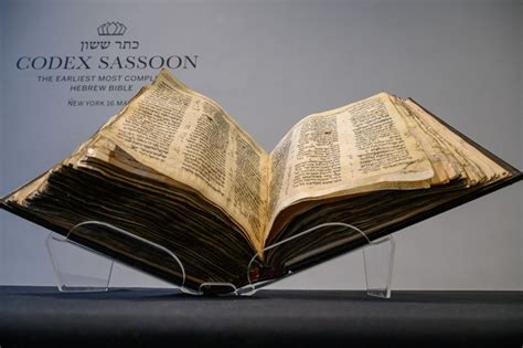 Year Old Hebrew Bible Is Estimated To Be Sold At Million At