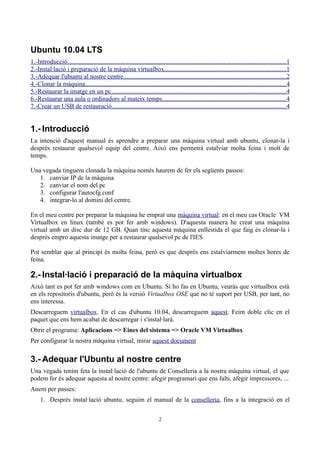 Ubuntu 10 04 LTS En El Centres PDF