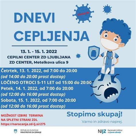 Dnevi Cepljenja V Ljubljani Mestna Ob Ina Ljubljana