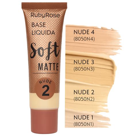 Base Liquida Soft Nude Ruby Rose Tienda Prama