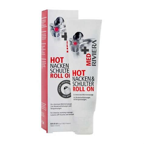 Riviera Med Hot Roll On Za Rame In Hrbet 75 ML Akcijska Cena Moja Lekarna Spletna