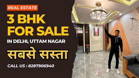 Ultra Luxurious 3 BHK Flat In Uttam Nagar Delhi Affordable Price Mein