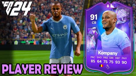 91 Fantasy Hero Kompany Player Review Ea Fc 24 Youtube