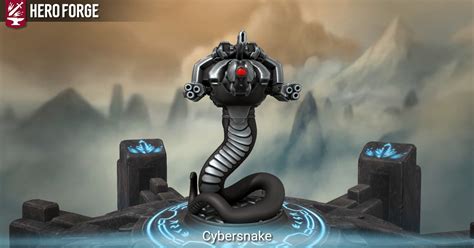 Cybersnake Made With Hero Forge