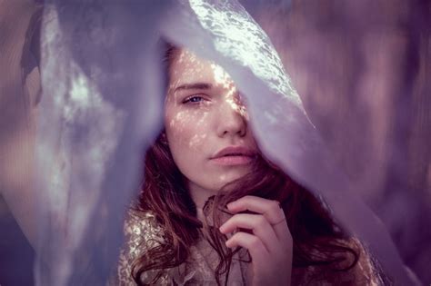 Hands In Hair Model Women Outdoors Anne Hoffmann Dappled Sunlight